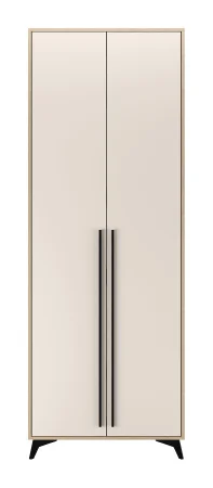 Шкаф Ева 800 2С дуб экспрессив/сатин