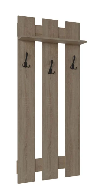 Вешалка в прихожую Копенгаген дуб сонома Вешалка в прихожую Копенгаген дуб сонома