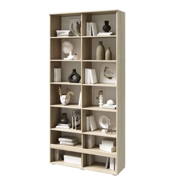 Стеллаж Ким дуб сонома/графит