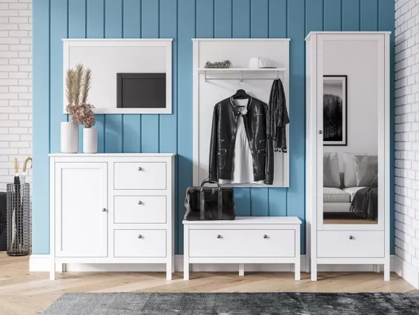 Зеркало Ева (Хельга) LUS/90 белый