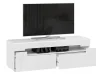 Тумба ТВ Фьюжн белый/белый глянец