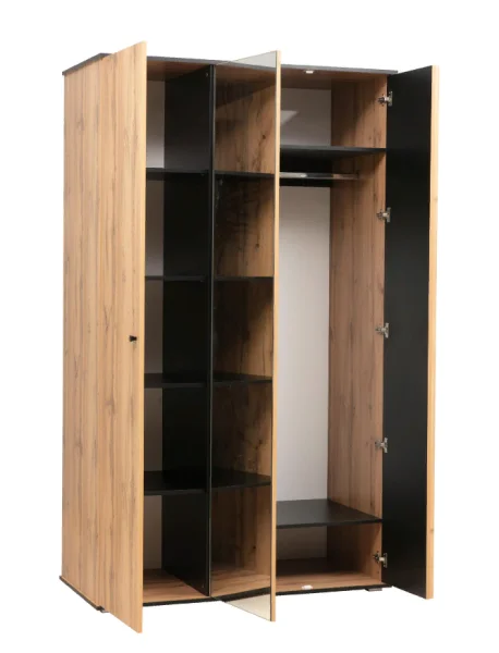 Шкаф для одежды 51.14 Либерти (3-х дв.) (опора h=20 мм)