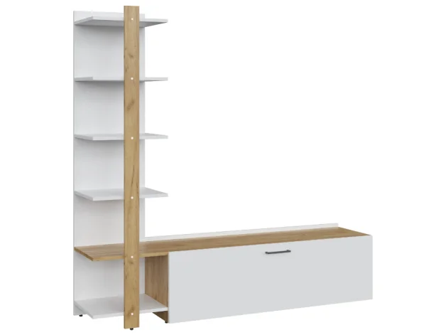 Тумба TV-001 Teсhno дуб крафт золотой/белый Тумба TV-001 Teсhno дуб крафт золотой/белый