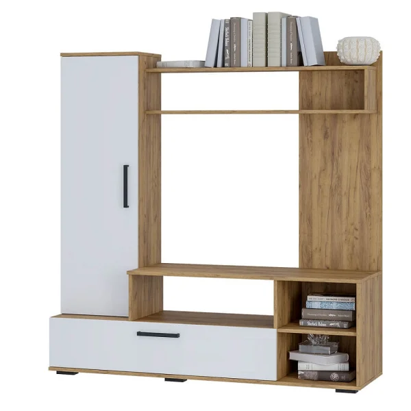 Гостиная Евро-2 крафт/белый