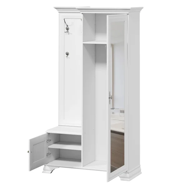 Прихожая Кентаки РРК1D1K/Р белый (правая)