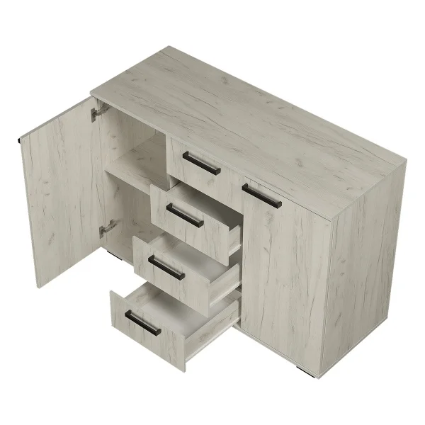 Комод Стандарт №2 дуб крафт белый