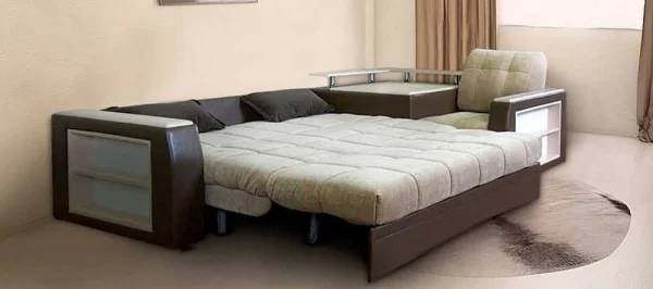 Угловой Эллада-8 модульный диван с тумбой