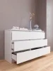 Комод шесть ящиков Мори МК 1206 белый