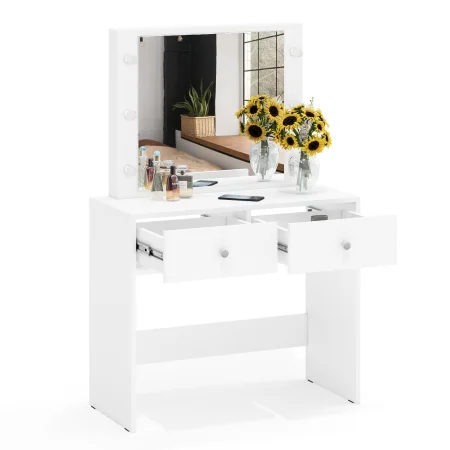 Стол косметический с подсветкой СТ-5 белый
