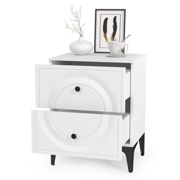 Тумба прикроватная Валенсия 13.291 белый шагрень