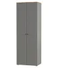 Шкаф для одежды Остин 13.336.02 серый графит/дуб крафт золотой