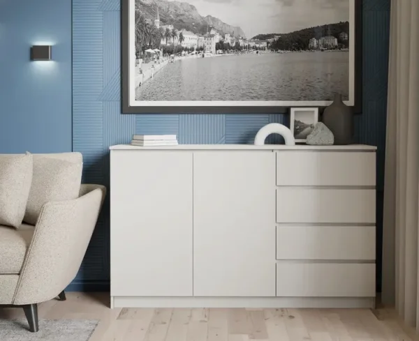 Комод широкий Мори МК 1600.1 сатин