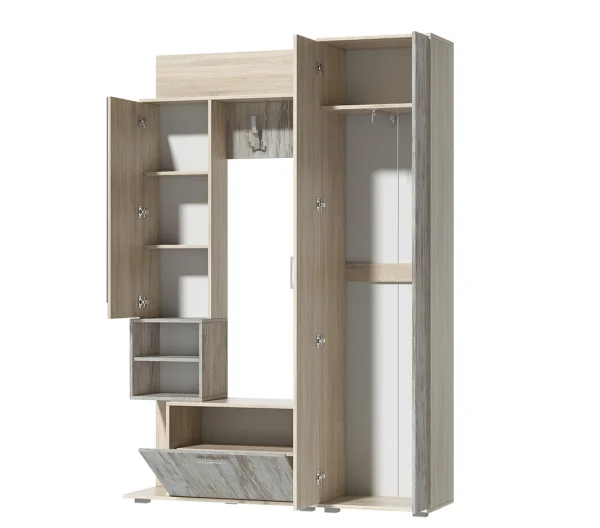 Прихожая Грейс дуб сонома/артвуд темный