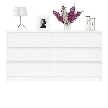 Комод на шесть ящиков МК 1380.6 белый