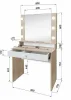 Туалетный столик №7 дуб сонома/белый