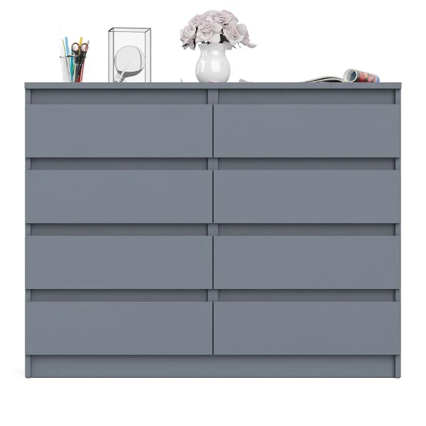 Комод восемь выдвижных ящиков МК 1200.8 графит