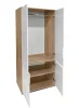 Шкаф для одежды ШК-19 дуб сонома/белый