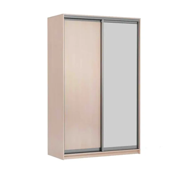 Шкаф-купе Мираж 10.1 с зеркалом дуб млечный