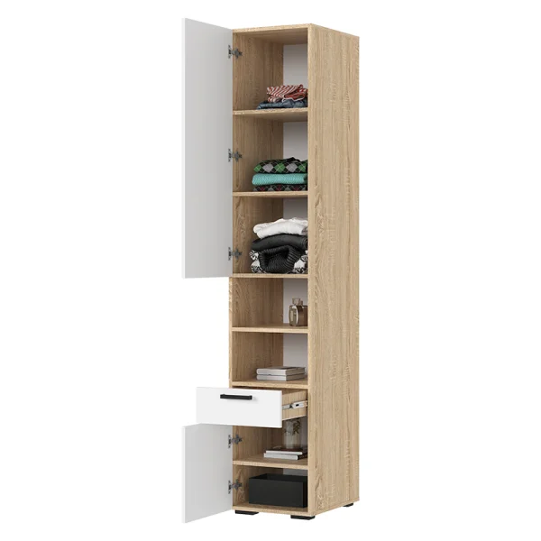 Пенал Санса ПН-01 дуб сонома/белый