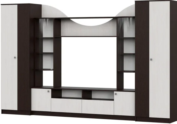 Гостиная МГС-8 венге/ясень анкор светлый