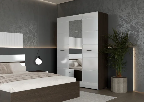 Спальня Ненси венге/белый глянец