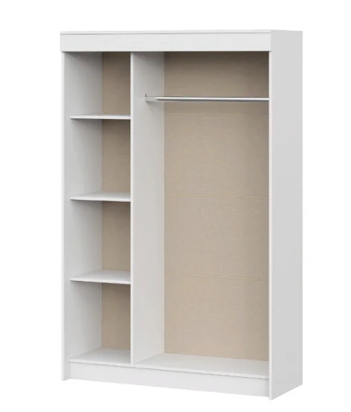 Шкаф-купе Бассо белый