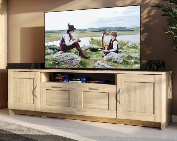 Тумба Сириус 2 двери и 2 ящика дуб сонома (156х47)