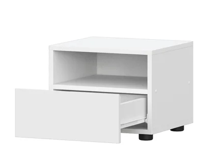 Тумба прикроватная Токио белый текстурный