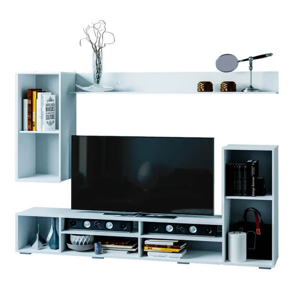 Гостиная Диаманд белый глянец