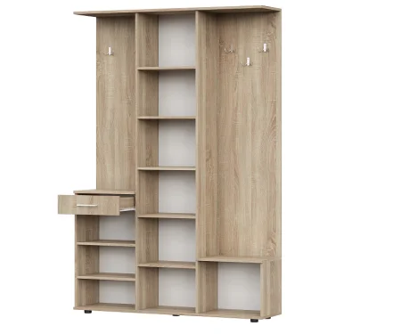 Прихожая ПР-1 дуб сонома/белый