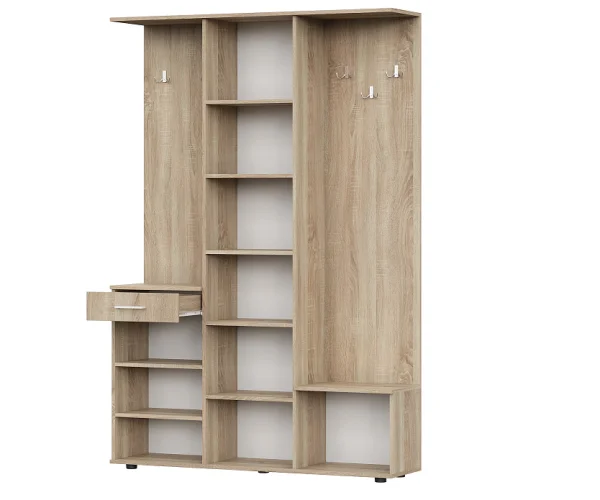 Прихожая ПР-1 дуб сонома/белый