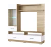 Гостиная Элиза дуб сонома/белый глянец