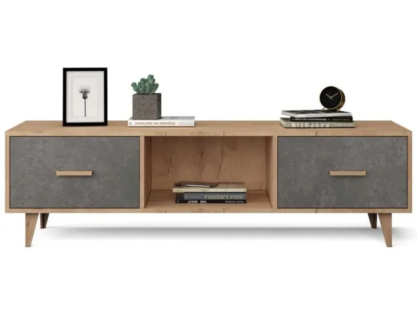 Тумба Эго Т-3 (НГ) дуб крафт золотой/камень темный Тумба Эго Т-3 (НГ) дуб крафт золотой/камень темный