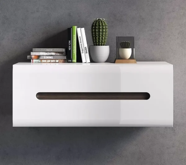 Шкаф настенный Ацтека SFW1K/4/11 белый глянец