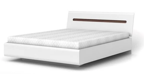 Кровать Ацтека LOZ160 белый глянец