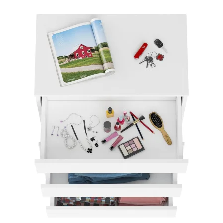 Узкий комод пять ящиков МК 700.5 белый