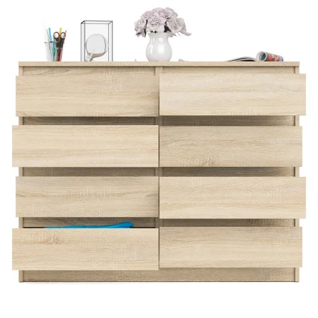 Комод восемь выдвижных ящиков МК 1200.8 дуб сонома
