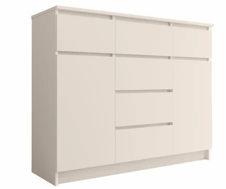 Комод с ящиками и дверками Мори МК 1200.4 сатин