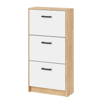 Тумба для обуви Вега ОБ-2 дуб крафт золотой/белый