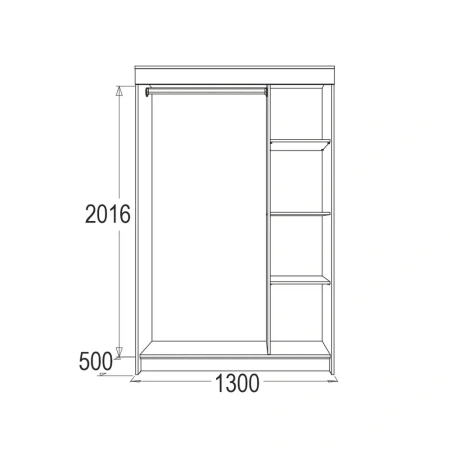 Шкаф-купе Мираж 11 венге/дуб млечный