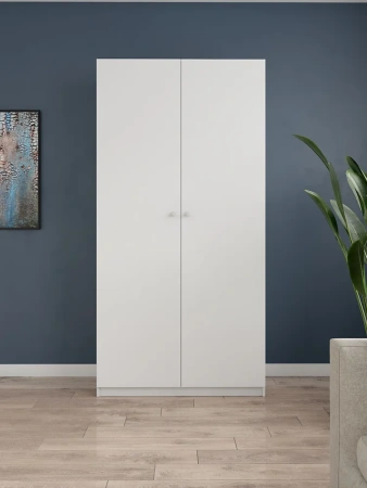 Шкаф распашной 100 белый