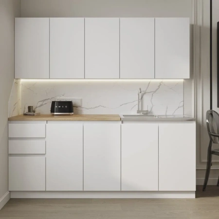Кухонный гарнитур Мори 2,0 белый