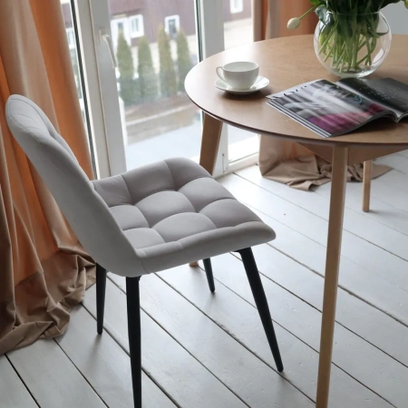 Стул Президент серый софт (2 шт)