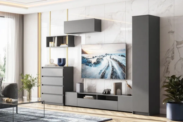 Пенал Денвер графит серый Пенал Денвер графит серый