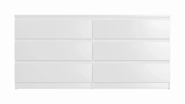 Комод Мальта 6 ящиков белый