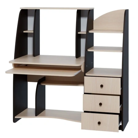 Стол компьютерный СК-1 венге/дуб млечный