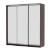 Шкаф-купе трехдверный Мираж 17 зеркальный венге