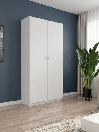 Шкаф распашной 100 белый