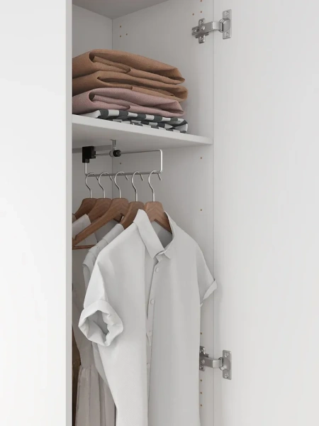 Шкаф распашной 50 белый Шкаф распашной 50 белый